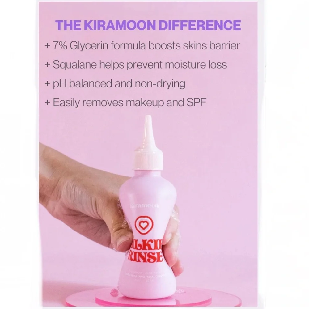Kiramoon Silkie Rinse gentle hydrating facial cleanser 20ML / 68 oz